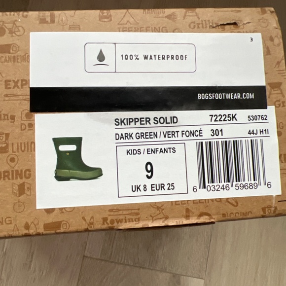 Kids Bogs Skipper solid rain boot - Picture 4 of 4